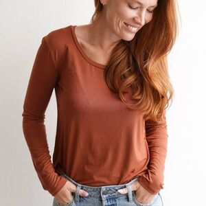 CJ's favorite scoop neck long sleeve